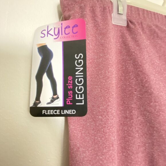 Skyler Fleece Lined Plus SizePlusWomen’s Activity Walking,Running,black Leggings - Picture 2 of 5